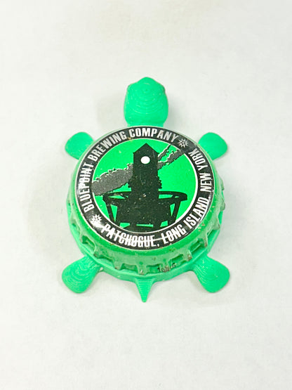 Bluepoint Brewing Co Light Tower (Green) - Bottle Cap Magnet Turtle Shell Shocked Art