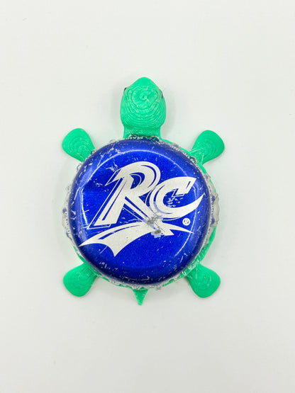RC Cola - Bottle Cap Magnet Turtle Shell Shocked Art