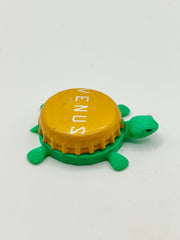 Bell's Venus - Bottle Cap Magnet Turtle Shell Shocked Art