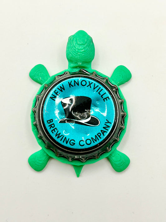 New Knoxville Brewing - Bottle Cap Magnet Turtle