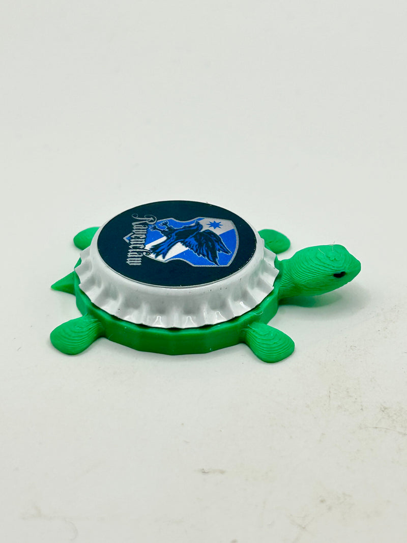 Ravenclaw - Bottle Cap Magnet Turtle Shell Shocked Art