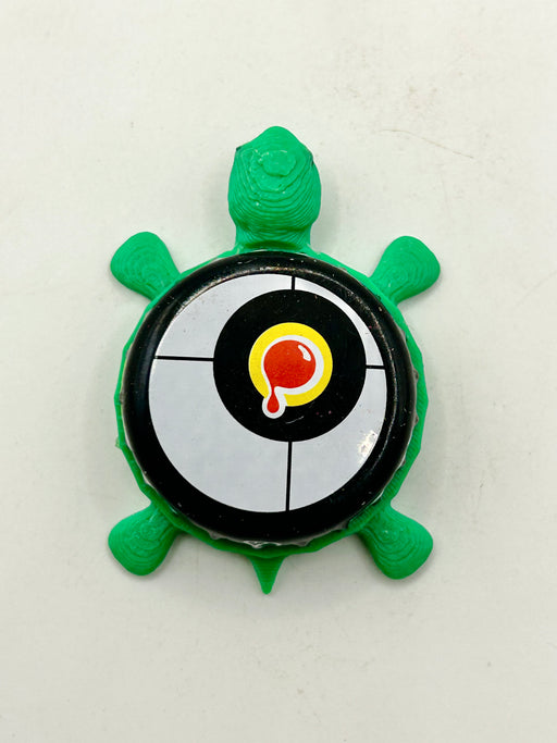Redbach Beer (White & Black) - Bottle Cap Magnet Turtle Shell Shocked Art