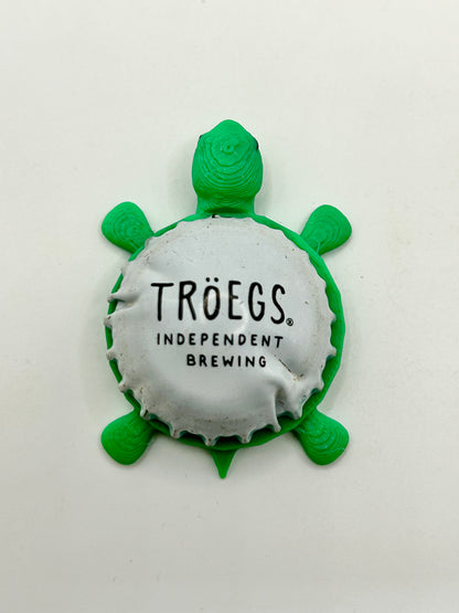 Troegs Beer (Dome Shell) - Bottle Cap Magnet Turtle Shell Shocked Art