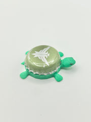 Smirnoff Eagle (Green) - Bottle Cap Magnet Turtle Shell Shocked Art
