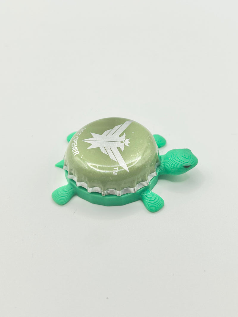 Smirnoff Eagle (Green) - Bottle Cap Magnet Turtle Shell Shocked Art