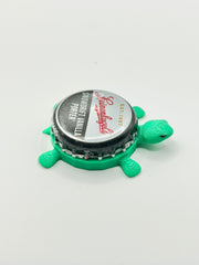 Leinenkugel's Snowdrift Vanilla Porter (Vintage) - Bottle Cap Magnet Turtle Shell Shocked Art