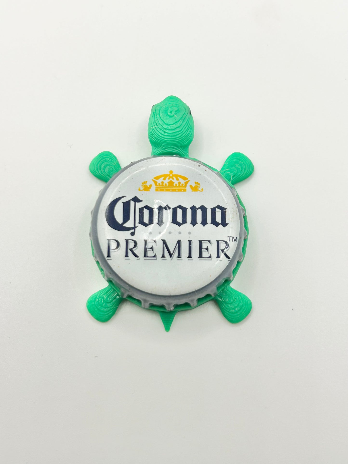 Corona Premier - Bottle Cap Magnet Turtle