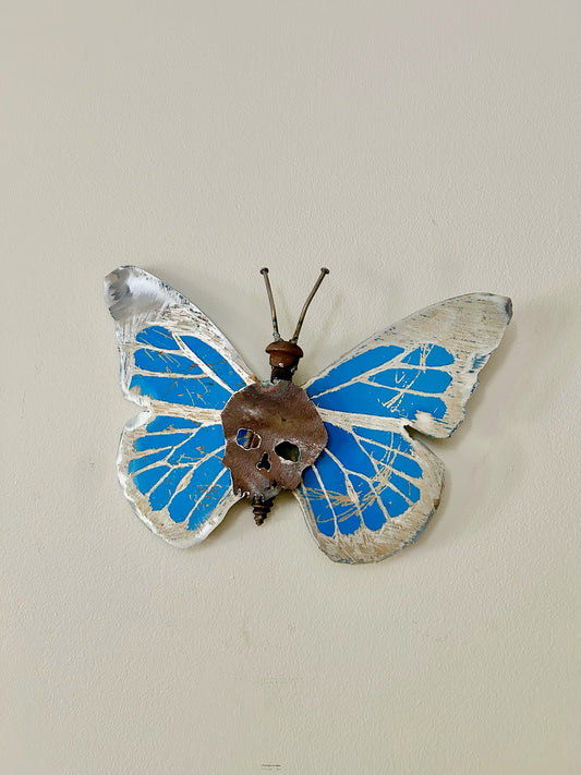 Butterfly Crime Scene - Metal Butterfly Sculpture