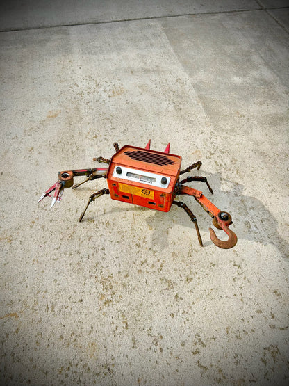 Krabby 104.5 - Welded Sculpture - Local Pickup Only Shell Shocked Art