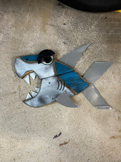 Chomps - Fish Wall Art (16”x16”) Shell Shocked Art