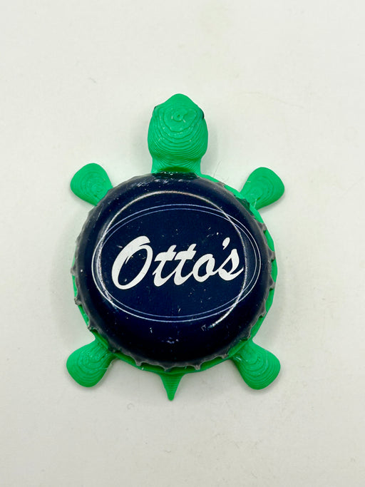 Otto’s Brewery - Bottle Cap Magnet Turtle Shell Shocked Art