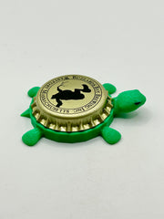 Buzzards Bay Brewing - Bottle Cap Magnet Turtle Shell Shocked Art