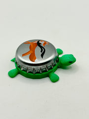 Wyndridge Farm Brewing - Bottle Cap Magnet Turtle Shell Shocked Art
