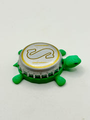Southampton - Bottle Cap Magnet Turtle Shell Shocked Art