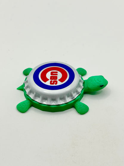 Chicago Cubs - Bottle Cap Magnet Turtle Shell Shocked Art
