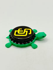 San Diego Padres - Bottle Cap Magnet Turtle Shell Shocked Art