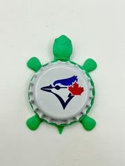 Toronto Blue Jays - Bottle Cap Magnet Turtle Shell Shocked Art