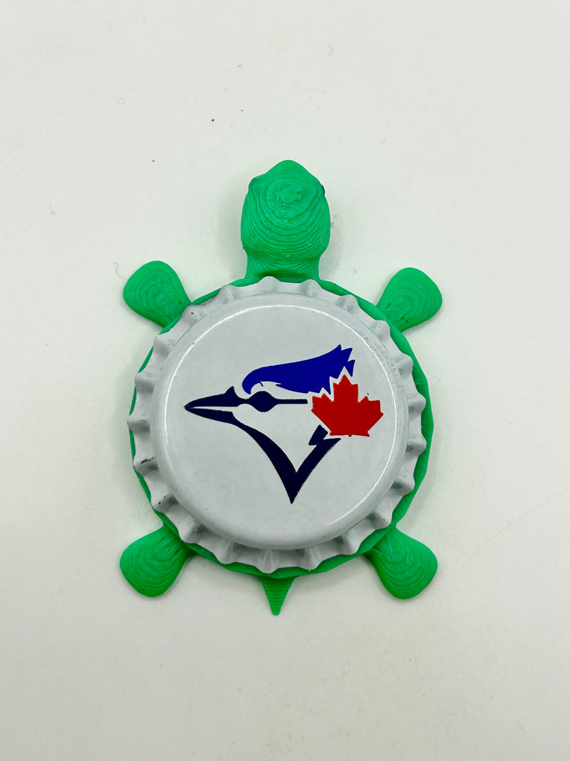 Toronto Blue Jays - Bottle Cap Magnet Turtle Shell Shocked Art