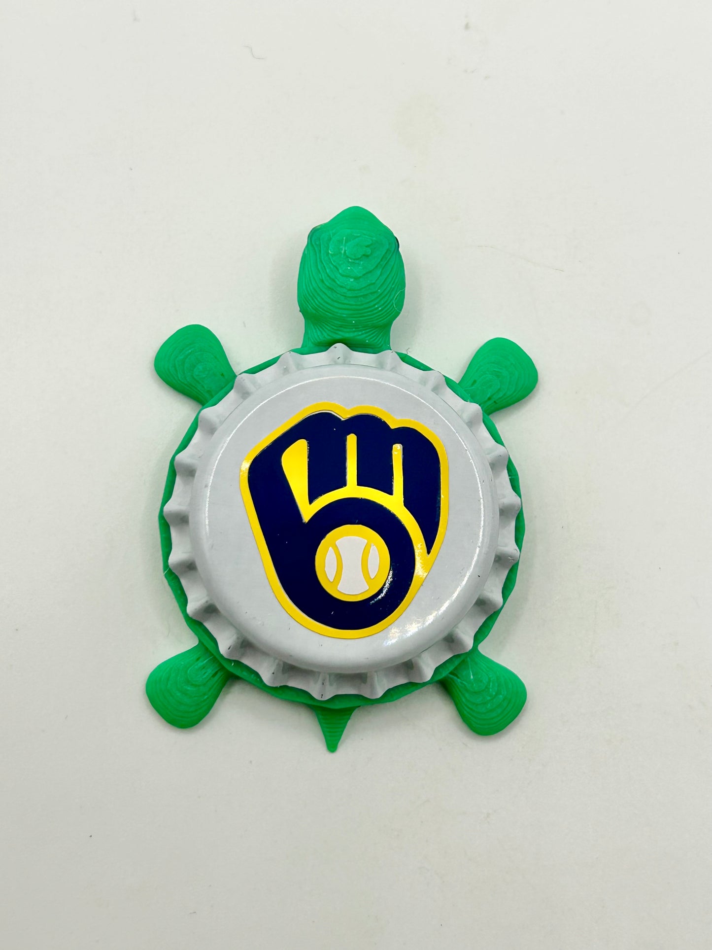 Milwaukee Brewers - Bottle Cap Magnet Turtle