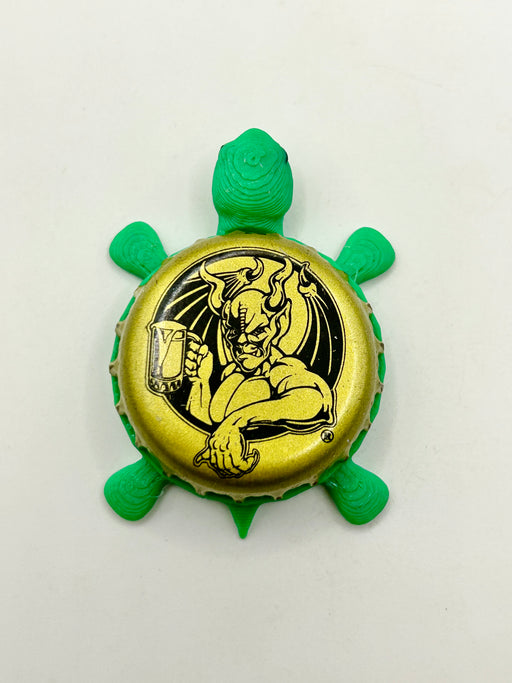 Stone Brewing Gargoyle (Vintage) - Bottle Cap Magnet Turtle Shell Shocked Art