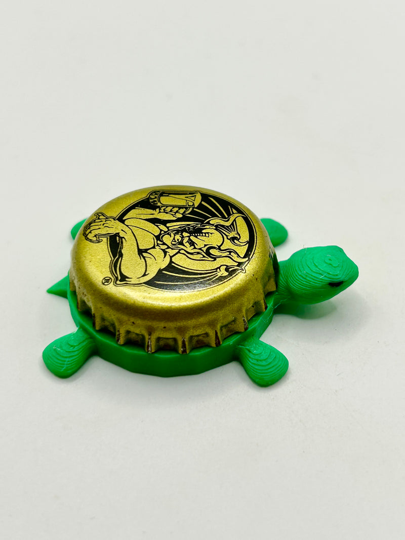 Stone Brewing Gargoyle (Vintage) - Bottle Cap Magnet Turtle Shell Shocked Art