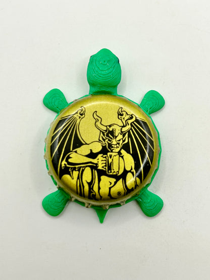 Stone Brewing Gargoyle (Vintage) - Bottle Cap Magnet Turtle Shell Shocked Art