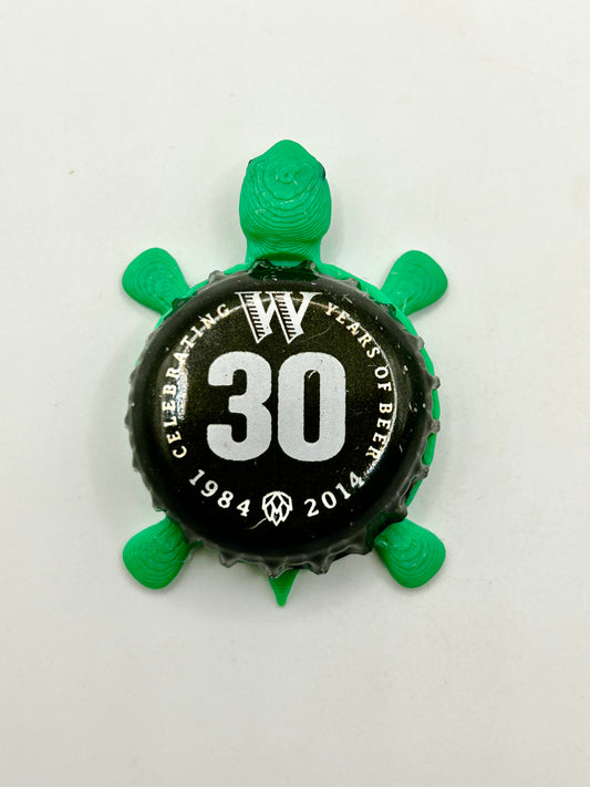 Widmer Brothers Brewing (30 Years) - Bottle Cap Magnet Turtle