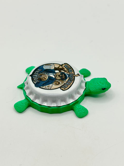 Blind Squirrel Brewery - Bottle Cap Magnet Turtle Shell Shocked Art