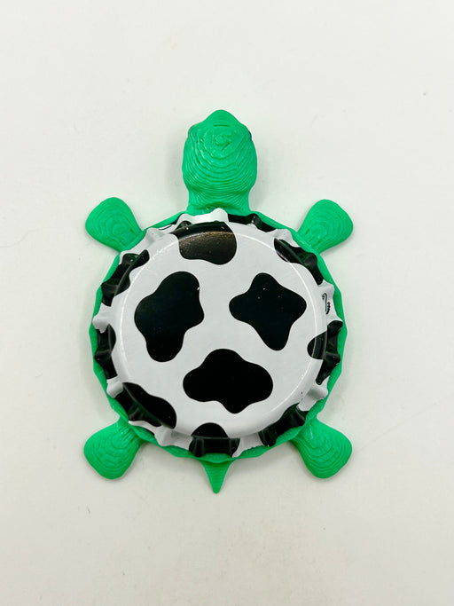 Booth Brewing - Bottle Cap Magnet Turtle Shell Shocked Art