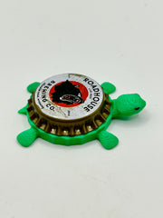 Roadhouse Brewing - Bottle Cap Magnet Turtle Shell Shocked Art