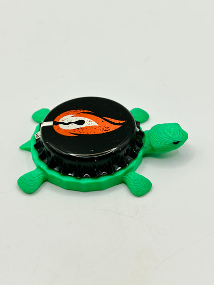 Pale Fire Brewing - Bottle Cap Magnet Turtle Shell Shocked Art