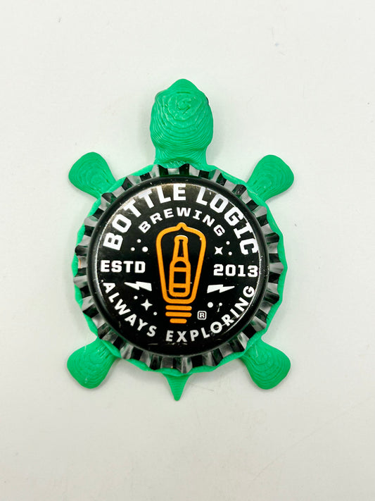 Bottle Logic Brewing - Bottle Cap Magnet Turtle