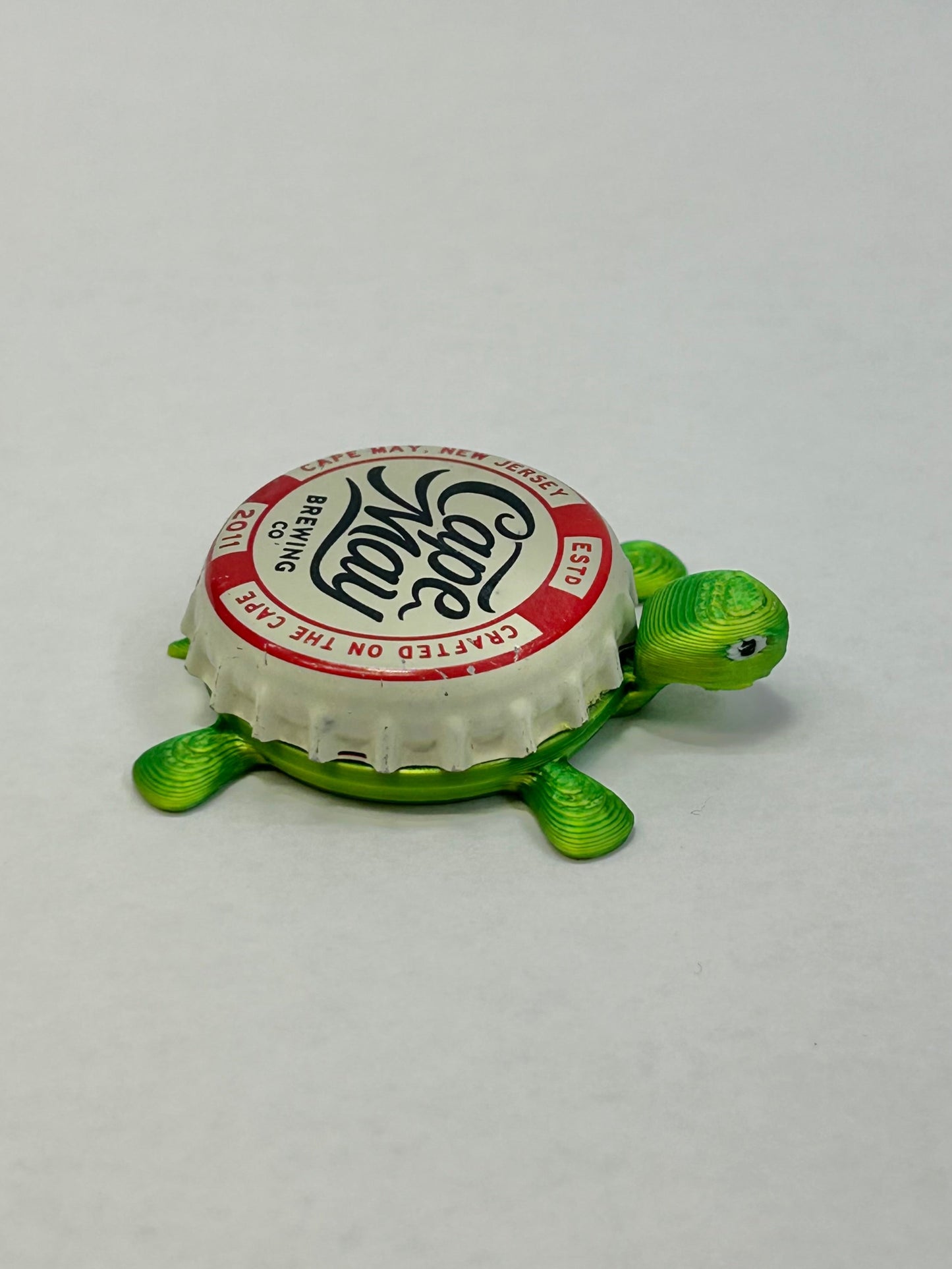 Cape May Brewing - Bottle Cap Magnet Turtle