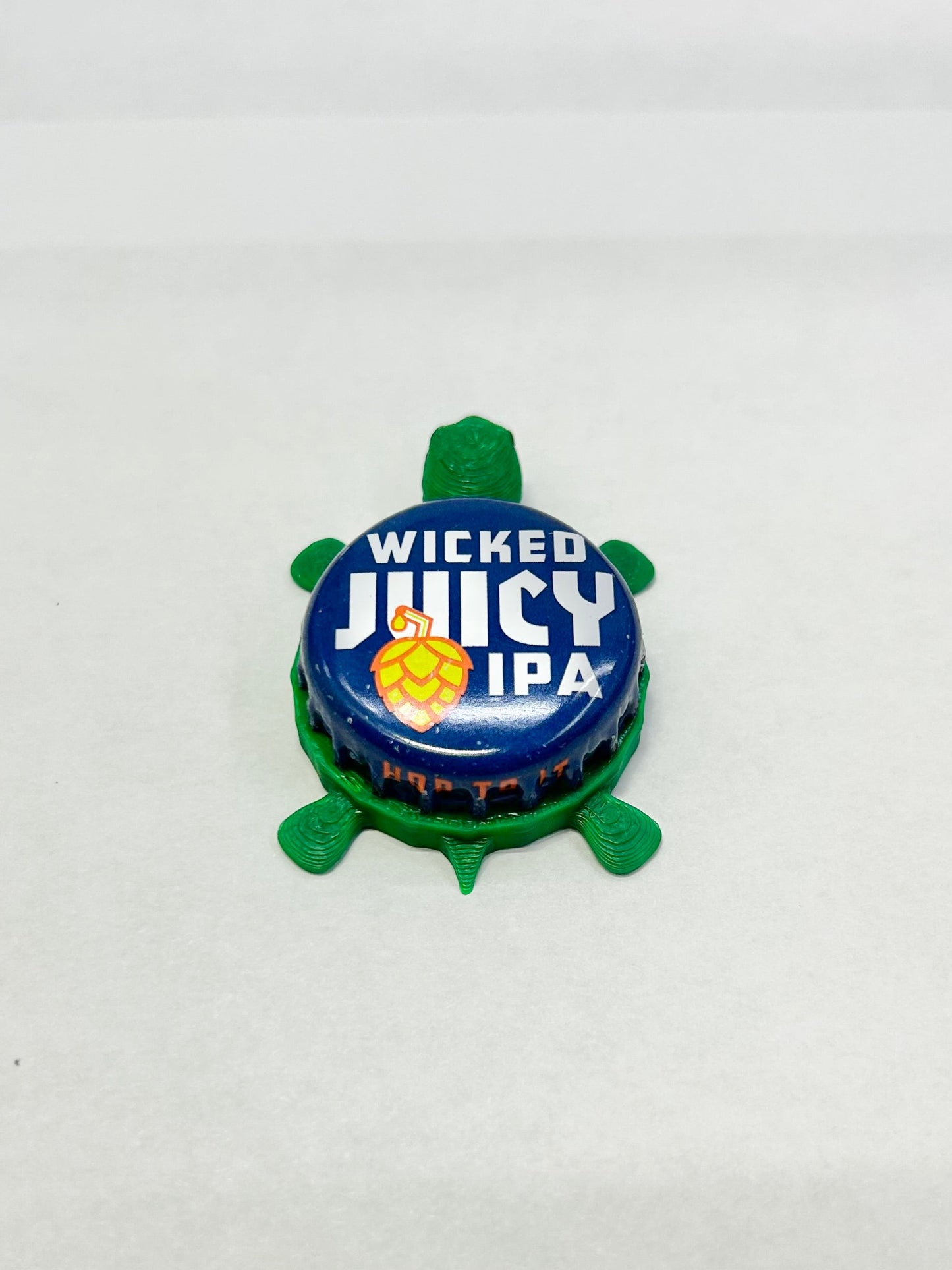 Wicked Juicy IPA - Bottle Cap Magnet Turtle