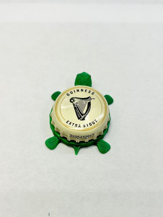 Guinness Extra Stout - Bottle Cap Magnet Turtle