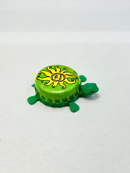 Bell's Oberon Ale Mango - Bottle Cap Magnet Turtle Shell Shocked Art