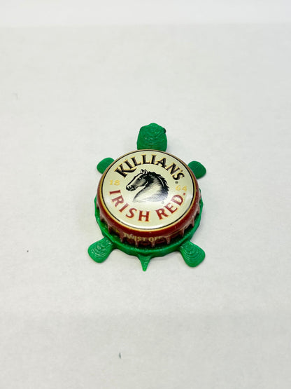 Killian's Irish Red (1864) - Bottle Cap Magnet Turtle Shell Shocked Art