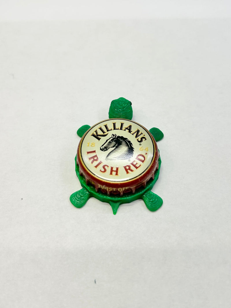 Killian's Irish Red (1864) - Bottle Cap Magnet Turtle Shell Shocked Art