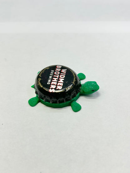Widmer Brothers Brewing - Bottle Cap Magnet Turtle Shell Shocked Art