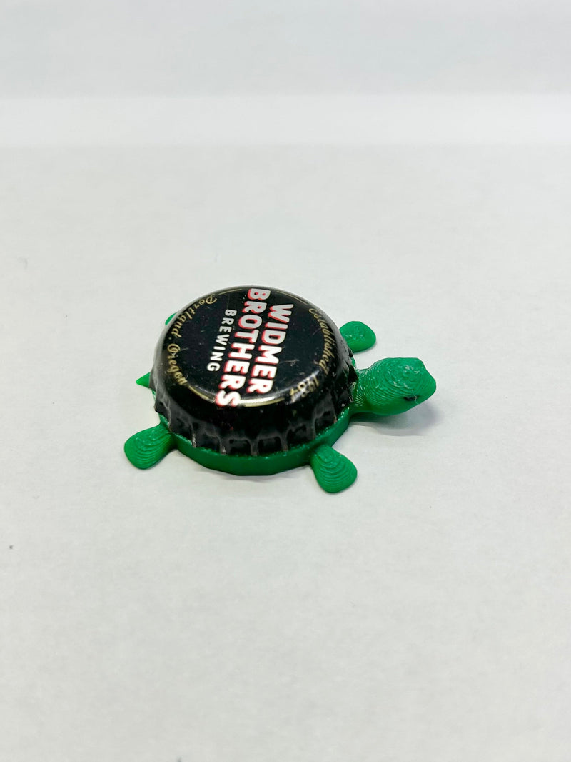 Widmer Brothers Brewing - Bottle Cap Magnet Turtle Shell Shocked Art