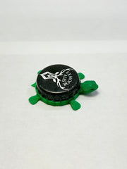 Exmoor Ales - Bottle Cap Magnet Turtle Shell Shocked Art