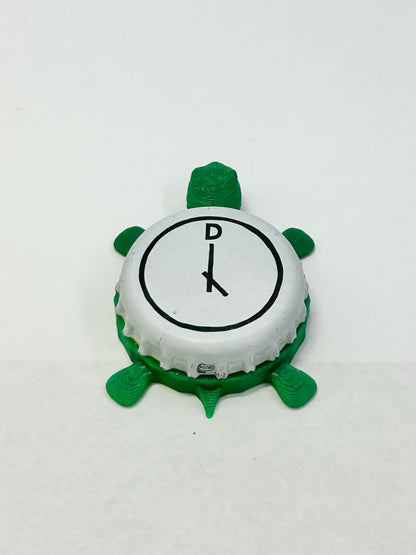 Desperate Times Brewery - Bottle Cap Magnet Turtle Shell Shocked Art