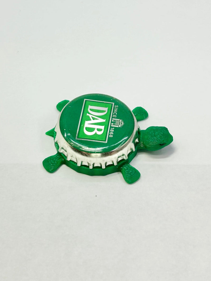 DAB - Bottle Cap Magnet Turtle Shell Shocked Art