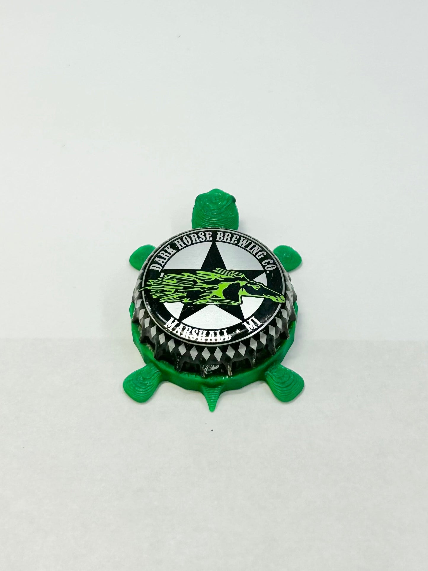 Dark Horse Brewing - Bottle Cap Magnet Turtle