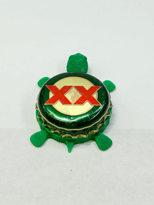 Dos Equis - Bottle Cap Magnet Turtle