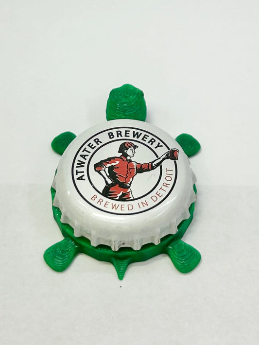 Atwater Brewery - Bottle Cap Magnet Turtle