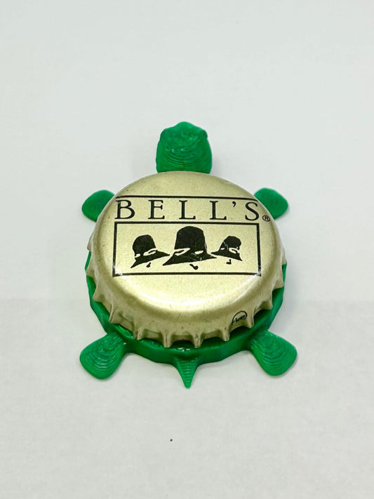 Bell's Beer - Bottle Cap Magnet Turtle