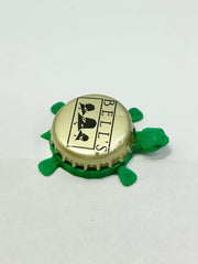 Bell's Beer - Bottle Cap Magnet Turtle Shell Shocked Art