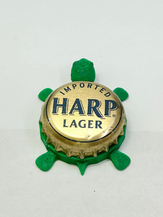 Harp Lager - Bottle Cap Magnet Turtle
