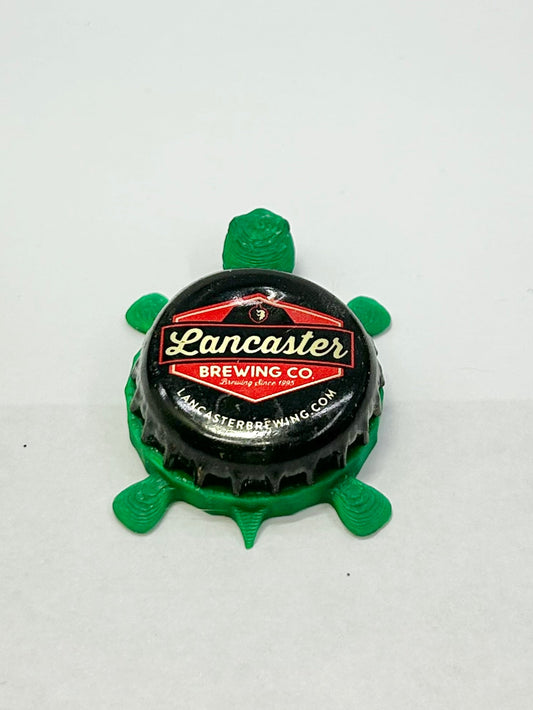 Lancaster Brewing - Bottle Cap Magnet Turtle